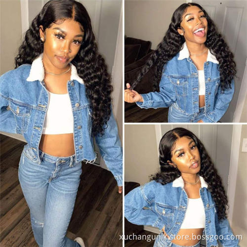 Uniky Brazilian Lace Front Wigs Loose Deep Full Lace Human Hair Wig For Black Women Glueless Cuticle Aligned Lace Frontal Wigs